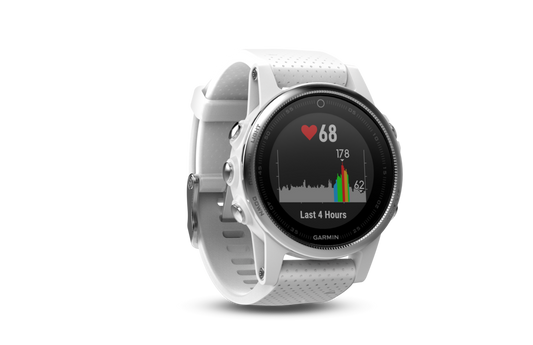 Garmin Fenix 5S White w/ Carrara White Band (010-01685-00) by Garmin