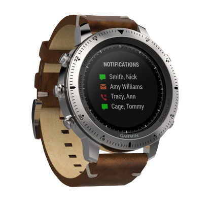 Garmin Fenix Chronos w/ Leather Band (010-01957-00)