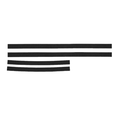 Garmin flush mount kit for GPSMAP, multi-piece black mounting strips set