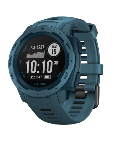 Garmin Instinct, Lakeside Blue, Rugged GPS Smartwatch (Garmin Certified Refurbished) by Garmin