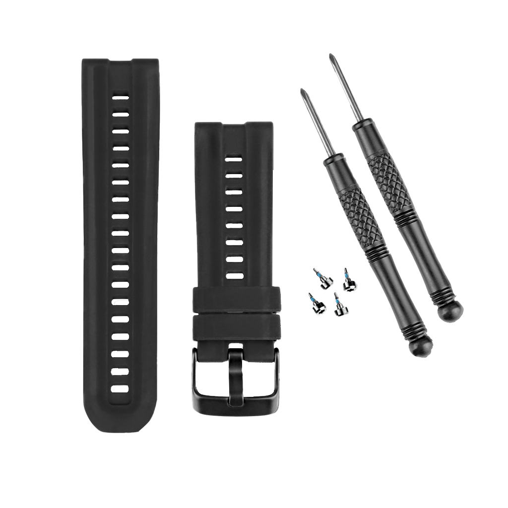 Garmin Silicone Watch Band, Black (010-11814-07)