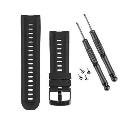 Garmin Silicone Watch Band, Black (010-11814-07)