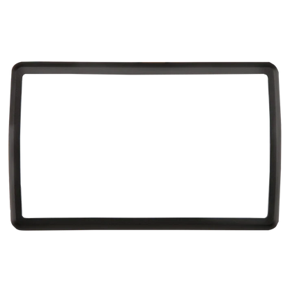 Garmin GPSMAP 1000 Series trim piece snap cover bezel, black plastic frame.