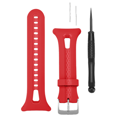 Garmin Watch Band, Large for Forerunner 10/15, Red (010-11251-49)