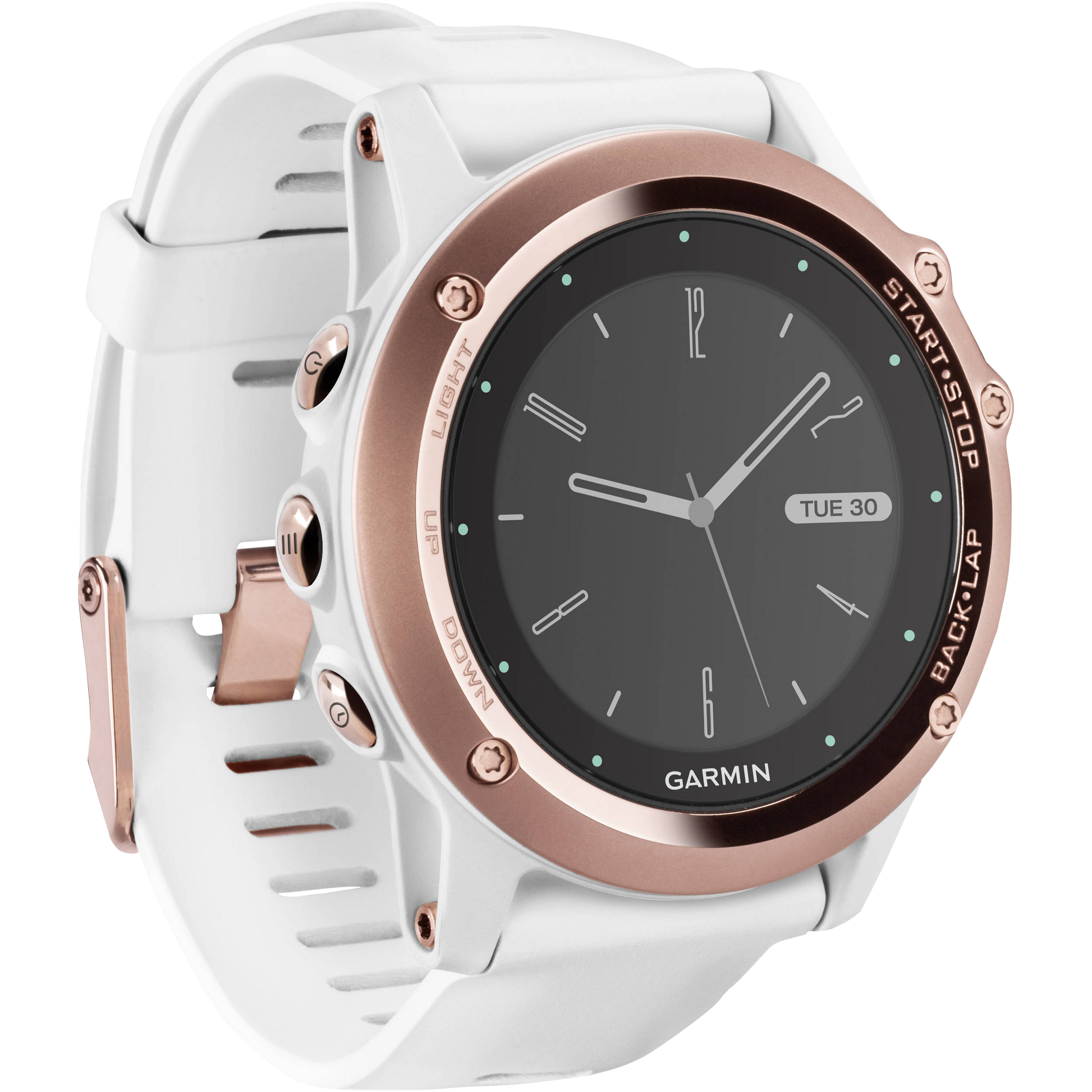 Garmin Fenix 3, White & Rose Gold, GPS Smartwatch (Garmin Certified Refurbished)