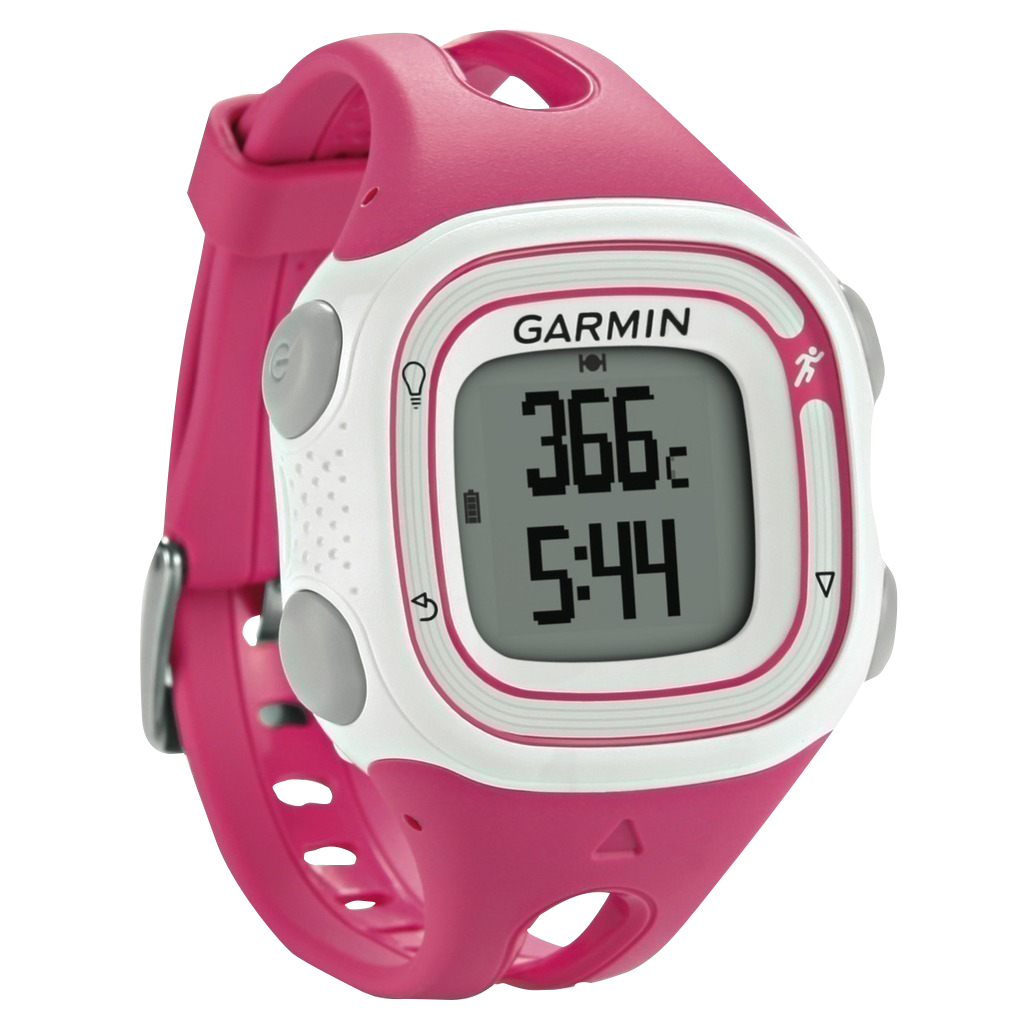 Garmin Forerunner 10, White & Pink, Fitness GPS Smartwatch for Runners (Garmin Certified Refurbished)