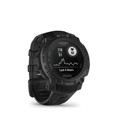 Garmin Instinct 3 Solar, (50mm), Tactical Edition, Black with Black Band (010-02935-50)