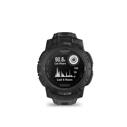 Garmin Instinct 3 Solar, (45mm), Tactical Edition, Black with Black Band (010-02934-50)