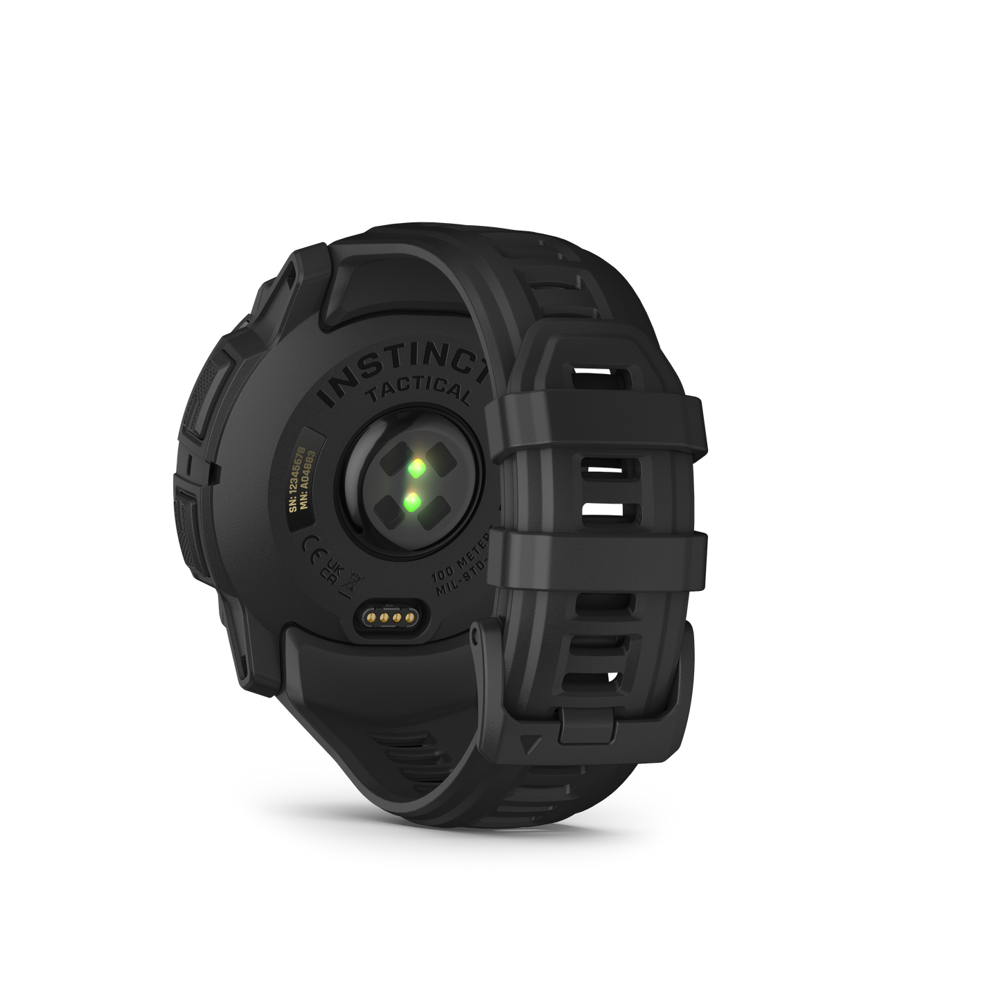 Garmin Instinct 3 AMOLED, Tactical Edition, (50mm) Black with Black Band (010-03020-50)