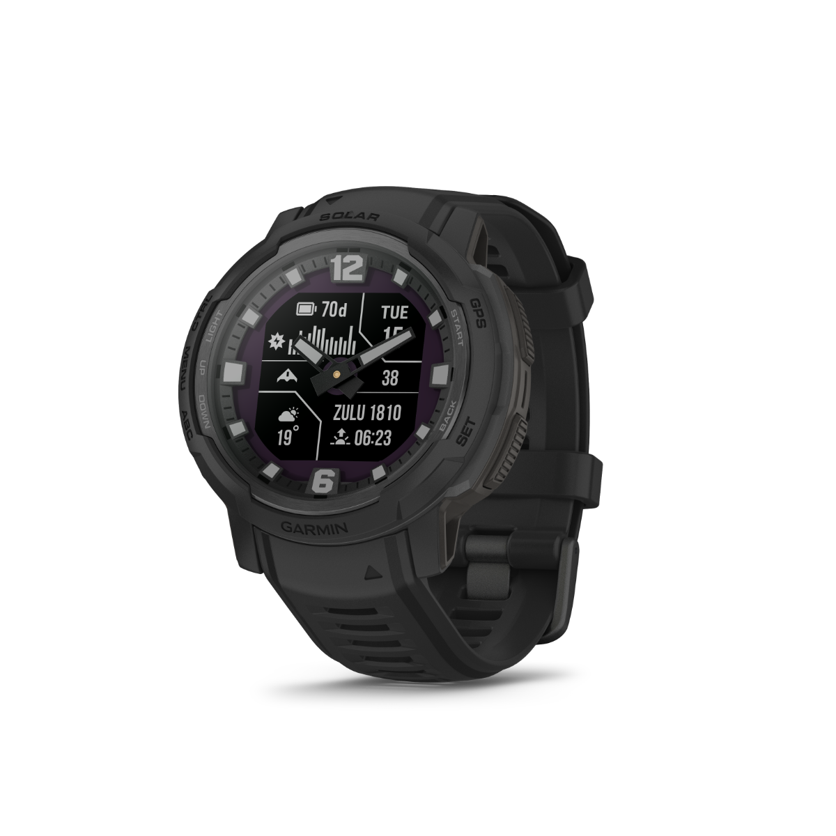 Garmin Instinct Crossover Solar, Tactical Edition Black (010-02730-10)
