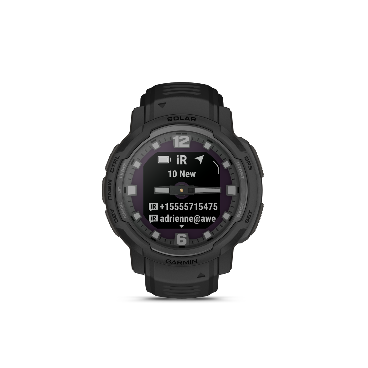 Garmin Instinct Crossover Solar, Tactical Edition Black (010-02730-10)
