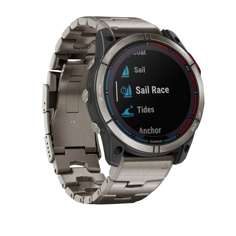 Garmin Quatix 7X Solar, Marine GPS Smartwatch with Solar Charging (Garmin Certified Refurbished)