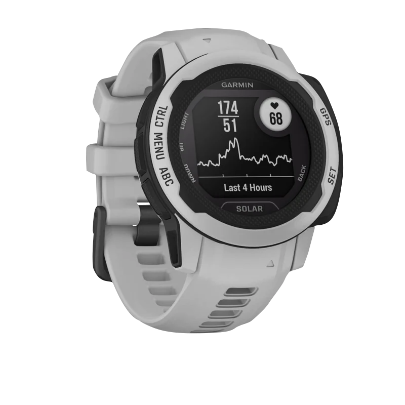 Garmin Instinct 2S Solar, Mist Gray (Garmin Certified Refurbished)