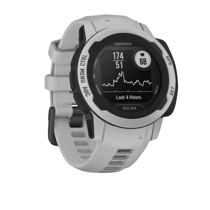 Garmin Instinct 2S Solar, Mist Gray (Garmin Certified Refurbished)