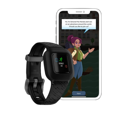 Garmin Vívofit jr. 3, Black Cosmic Watch for Kids (Garmin Certified Refurbished)