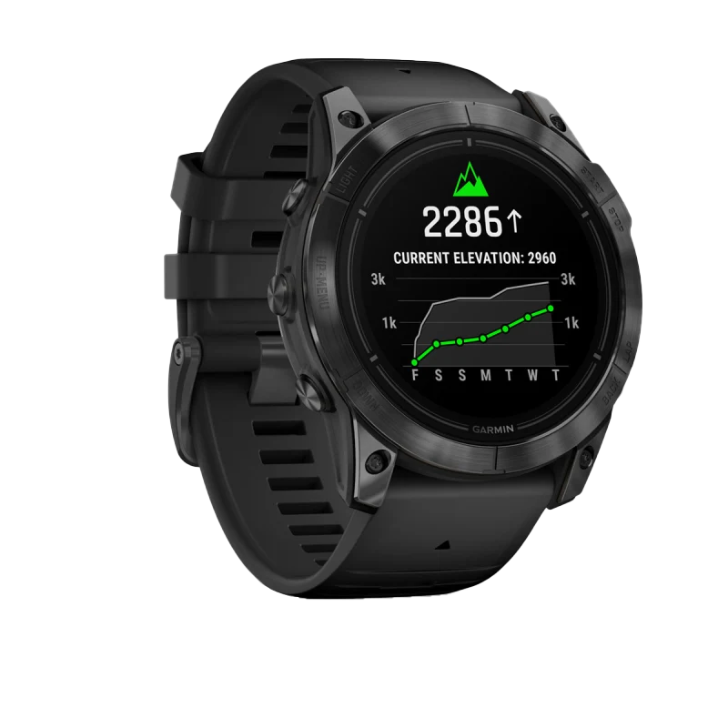Garmin Epix Pro (Gen 2), 51 mm Édition Standard Gris Ardoise avec Bracelet Noir (010-02804-20)