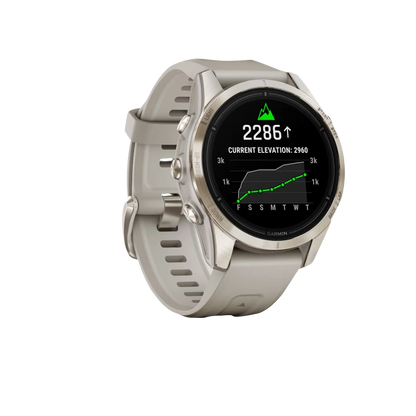 Garmin Epix Pro (Gen 2), 42 mm Sapphire Edition Soft Gold with Light Sand Band (010-02802-10)