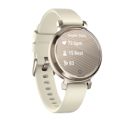 Garmin Lily 2, Cream Gold with Coconut Silicone Band (010-02839-00)