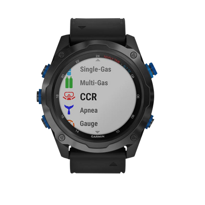 Garmin Descent Mk2i Titanium Carbon Gray DLC avec bracelet noir (remis à neuf certifié Garmin)