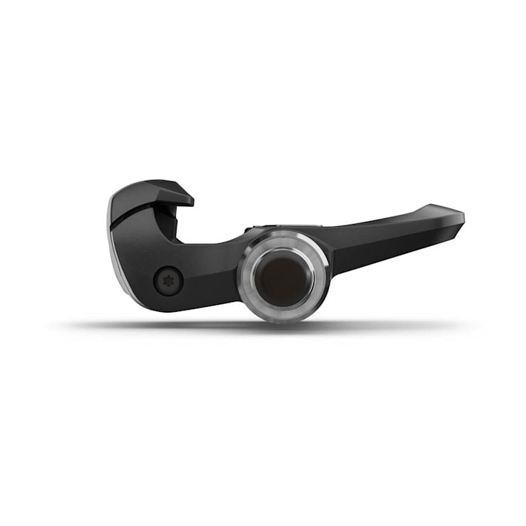 Garmin Rally RK200 dual-sensing power meter pedal, black with silver sensor housing