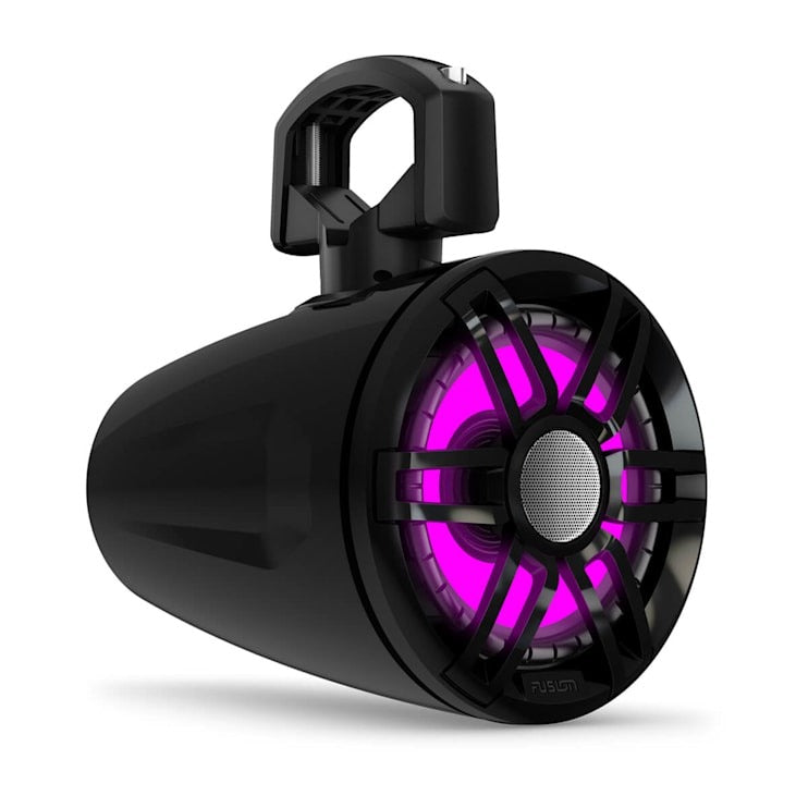 Garmin Tread Audio System speaker, black with pink LED ring