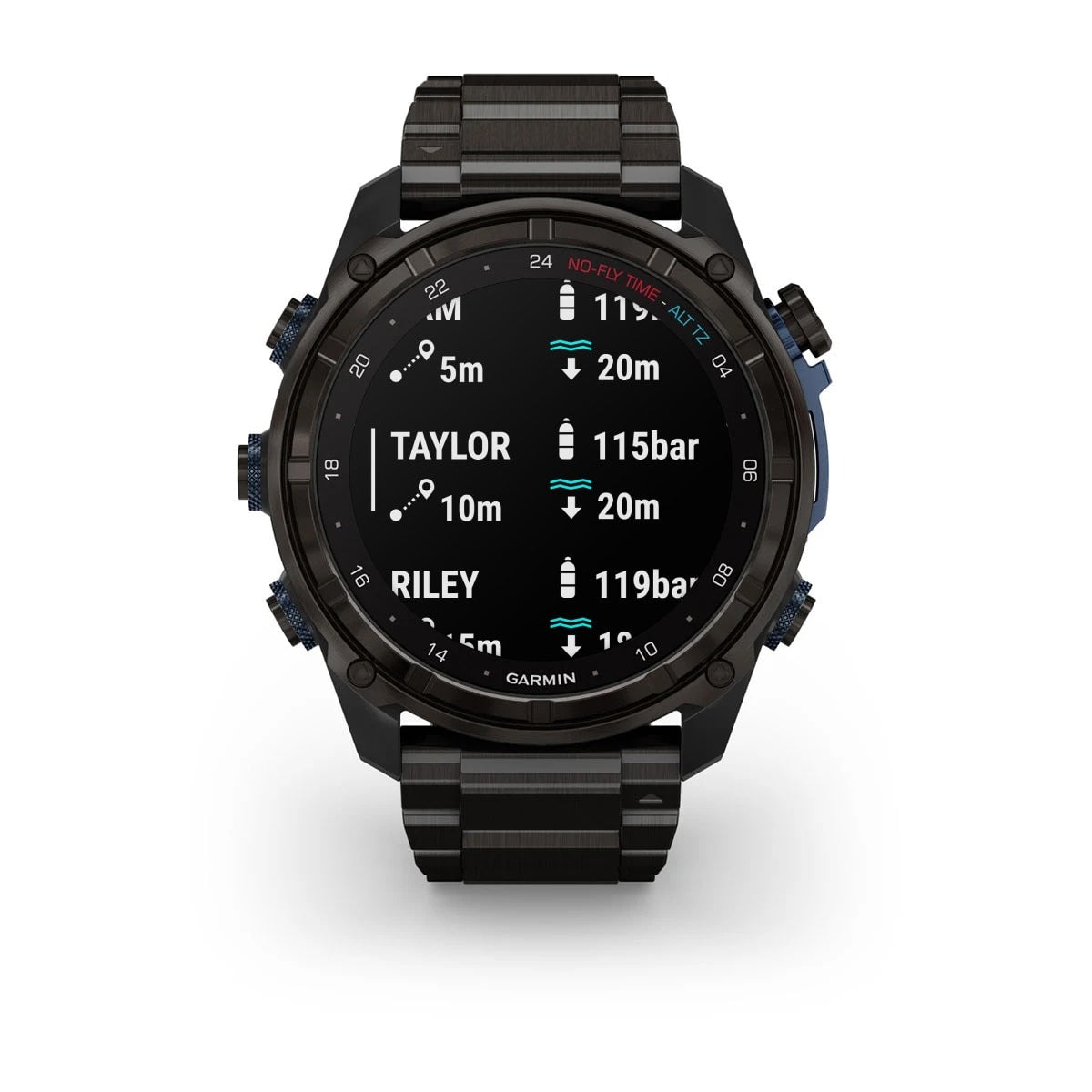 Garmin Descent Mk3i 51mm carbon grey DLC titanium smartwatch with DLC titanium band