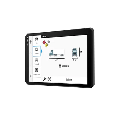 Garmin Dezl OTR820, navigateur GPS pour camion 8 pouces (010-02925-00)