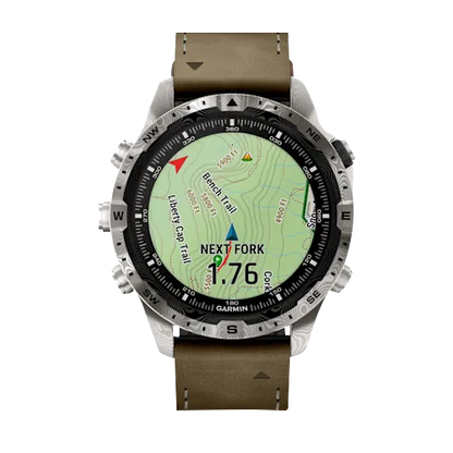 Garmin MARQ Adventurer (Gen 2), Damascus Steel Edition Modern Tool Watch (010-03393-30)