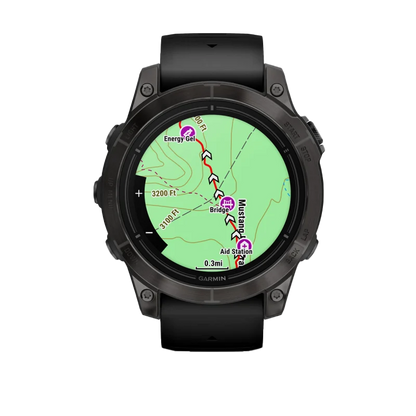 Garmin Epix Pro (Gen 2), 47 mm Sapphire Edition Carbon Gray DLC Titanium with Black Band (010-02803-10)