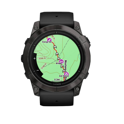 Garmin Epix Pro (Gen 2), 51 mm Sapphire Edition Carbon Gray DLC Titanium with Black Band (010-02804-00)