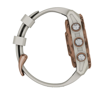 Garmin Descent Mk3i, 43 mm Bronze PVD Titanium with French Gray Silicone Band and Descent T2 Transceiver