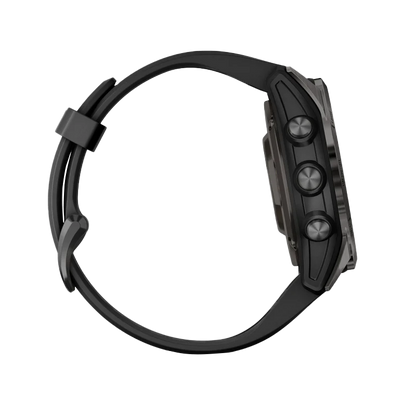 Garmin Epix Pro (Gen 2), 42 mm Sapphire Edition Carbon Gray DLC Titanium with Black Band (010-02802-14)