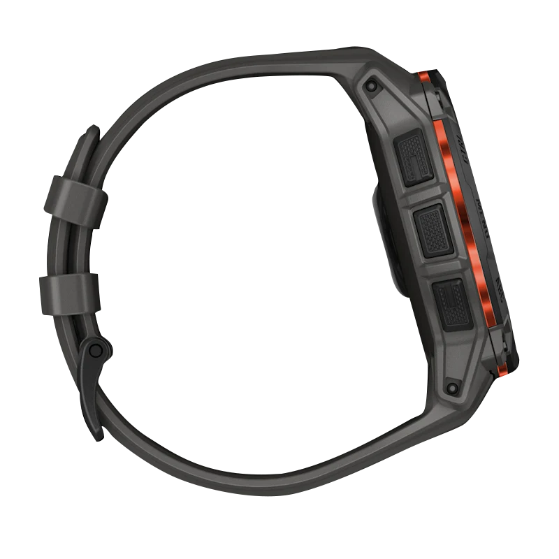 Garmin Instinct 3 Solar, (50mm) Black with Charcoal Band (010-02935-00)