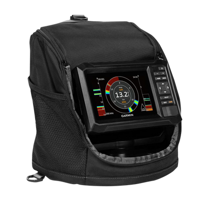 Garmin ECHOMAP 55cv UHD2 Ice Fishing Bundle with Navionics Plus Canada Inland and Coastal Maps and Dual Beam-IF Transducer (010-02592-35)