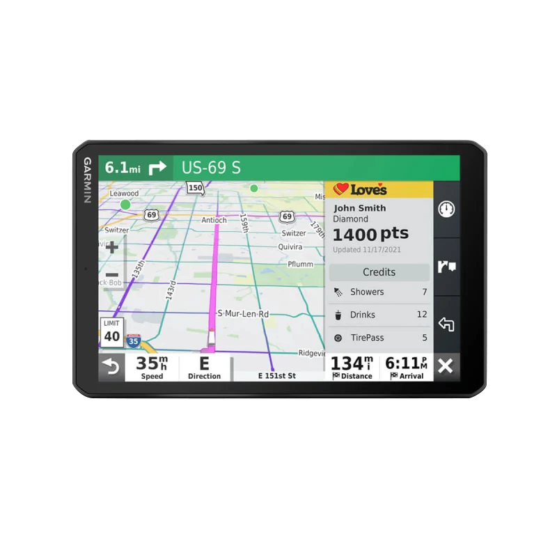 Garmin Dezl OTR810 8" GPS Truck Navigator (Garmin Certified Refurbished)