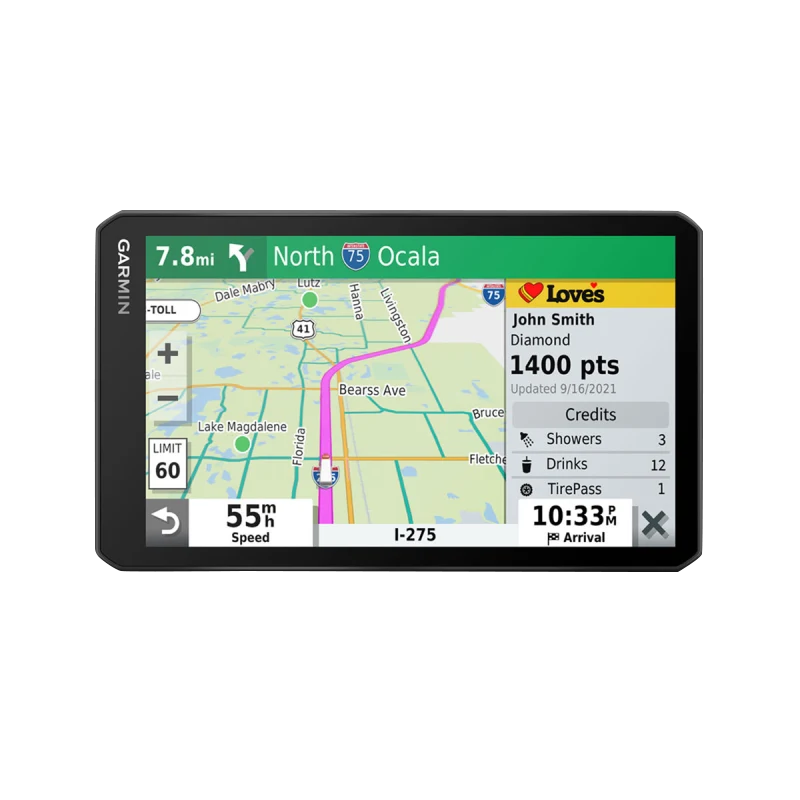 Garmin DezlCam OTR710 7" GPS Truck Navigator with Built-in Dash Cam (Garmin Certified Refurbished)