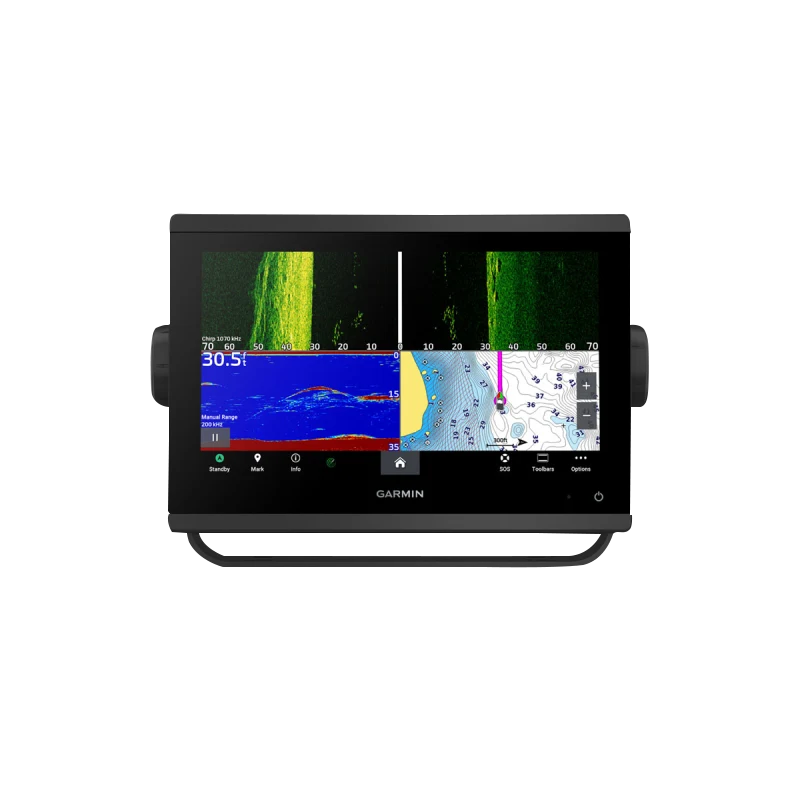 Garmin GPSMAP 943xsv with GMR 18 HD+ Radome - 9", Navionics, SideVü, ClearVü and Traditional Chirp (010-02366-80)