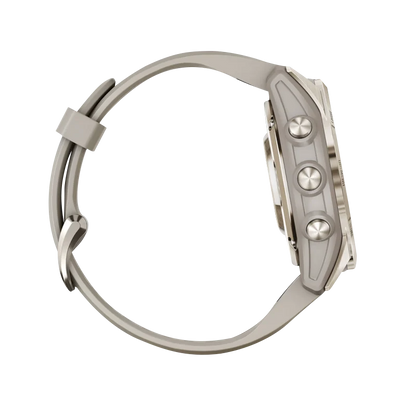 Garmin Epix Pro (Gen 2), 42 mm Sapphire Edition Soft Gold with Light Sand Band (010-02802-10)