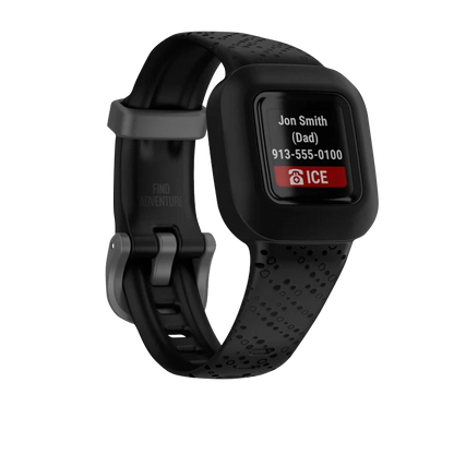 Garmin Vívofit jr. 3, Black Cosmic Watch for Kids (Garmin Certified Refurbished)