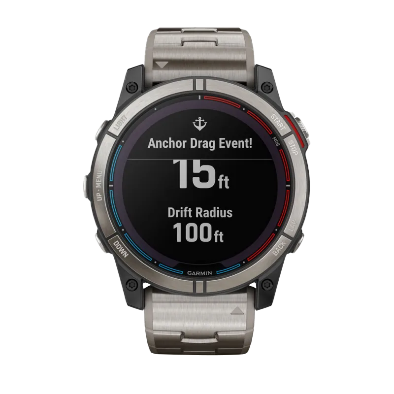 Garmin Quatix 7X Solar, Marine GPS Smartwatch with Solar Charging (Garmin Certified Refurbished)