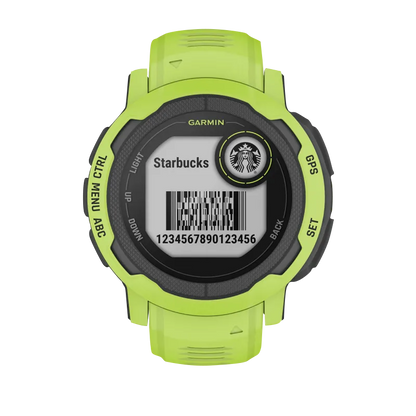 Garmin Instinct 2, Electric Lime (Garmin Certified Refurbished)