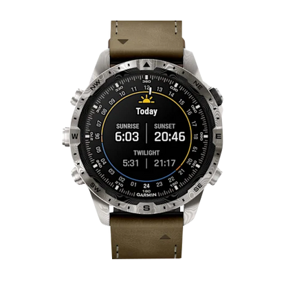Garmin MARQ Adventurer (Gen 2), Damascus Steel Edition Modern Tool Watch (010-03393-30)