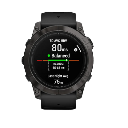 Garmin Epix Pro (Gen 2), 51 mm Sapphire Edition Carbon Gray DLC Titanium with Black Band (010-02804-00)
