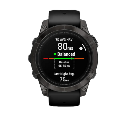 Garmin Epix Pro (Gen 2), 47 mm Sapphire Edition Carbon Gray DLC Titanium with Black Band (010-02803-10)