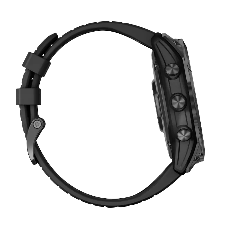 Garmin Fenix 7X Pro Sapphire Solar, Carbon Gray Titanium w/ Black Band (010-02778-10)