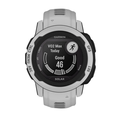 Garmin Instinct 2S Solar, Mist Gray (Garmin Certified Refurbished)