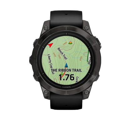 Garmin Epix Pro (Gen 2), 47 mm Sapphire Edition Carbon Gray DLC Titanium with Black Band (010-02803-10)