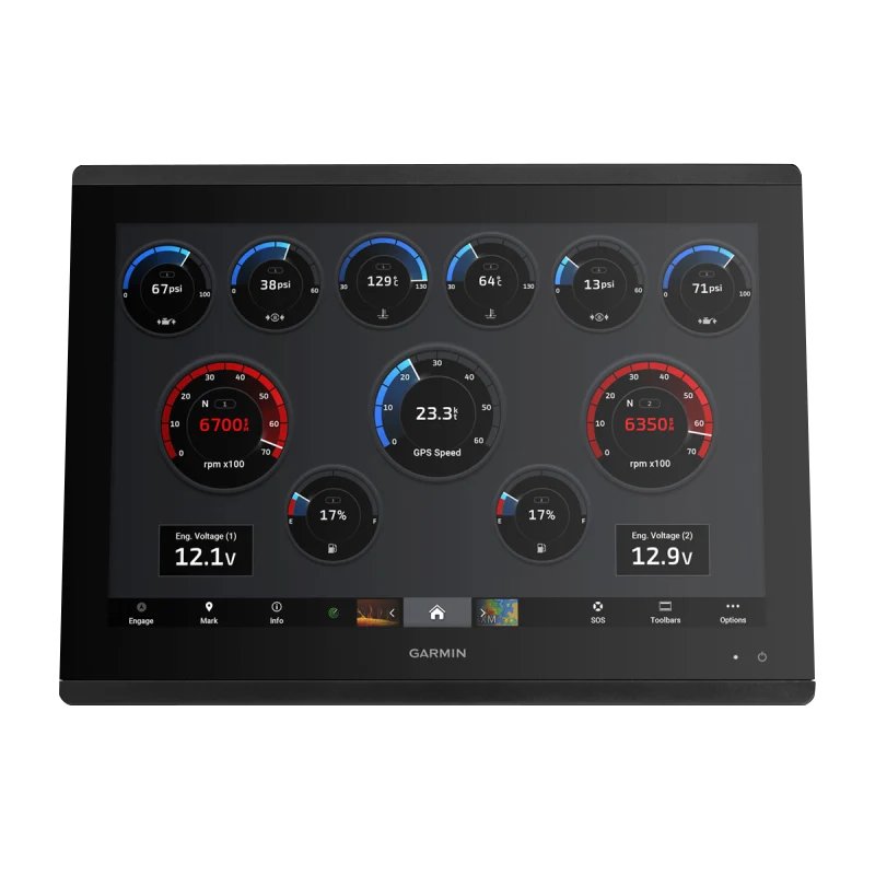 Garmin GPSMAP 8417 MFD With Worldwide Basemap (010-01510-00)