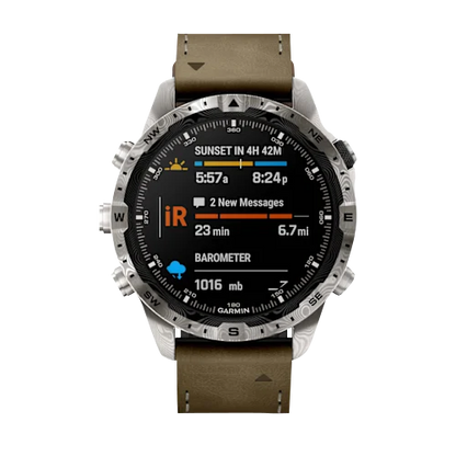 Garmin MARQ Adventurer (Gen 2), Damascus Steel Edition Modern Tool Watch (010-03393-30)