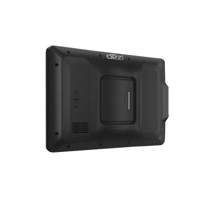 Garmin Dezl OTR820, 8 inch GPS Truck Navigator, (010-02925-00) back view showcasing durable design for truckers.